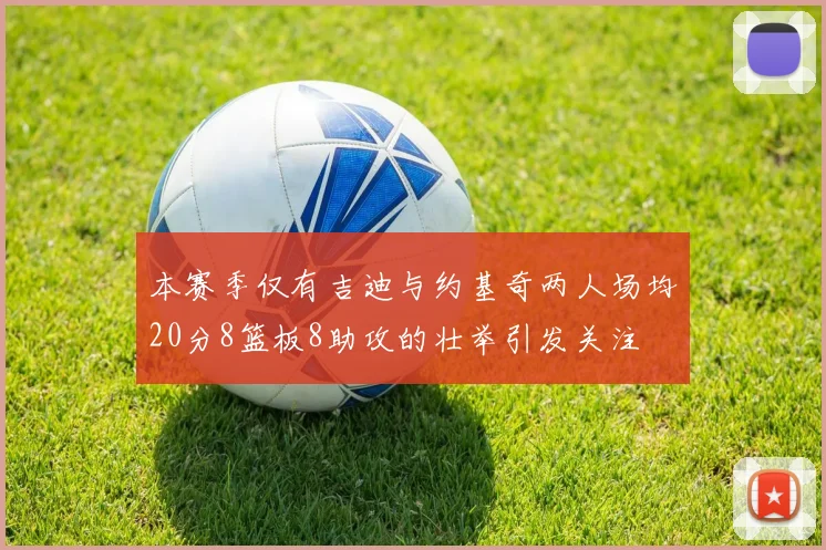 本赛季仅有吉迪与约基奇两人场均20分8篮板8助攻的壮举引发关注
